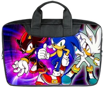 Portable Laptop handbag Custom Sonic the Hedgehog Durable High Quality Laptop Bag Sleeve for Macbook Air 15 Inch (Twin sides)