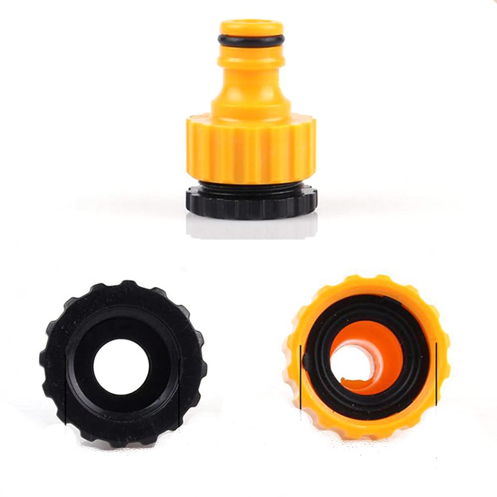 Garden Hose Pipe Connector Kit for Pipe Connecting Gardena Connector Hose Connector (1/2 Inch & 3/4 Inch Tap Connector)