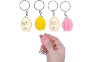 4 Pack Tactile Sensory Toys are Used to Relieve Anxiety and Release Stress. Fidget Key Chain for Anxiety Disorder Autism Suff