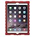 Apple iPad Air 2 Red Shock Drop Hard Candy Cases Silicone Rugged Shock Absorbing Protective Dual Layer Cover Case