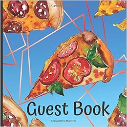 Guest Book Georgous Pizza Party Decorations Celebration