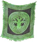 Azure Green RASC93 18 in. x 18 in. Tree of Life