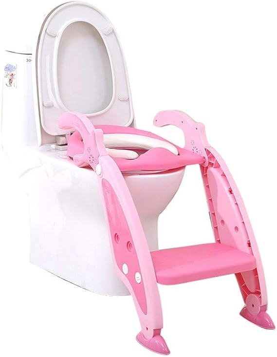 Toilet Training Seat for Toddlers Adjustable Stair Potty Seat