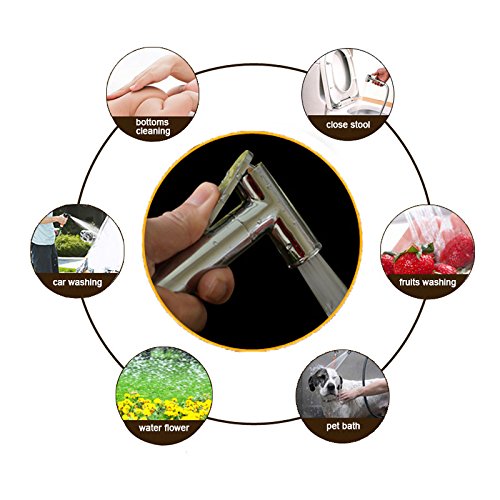 Hogar y cocina Grifo portátil para el bidé Soporte para la manguera de