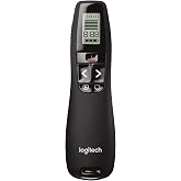 Logitech Wireless Presenter R800 PowerPoint Clicker with Green Laser | PowerPoint remote control, ideal for slideshows