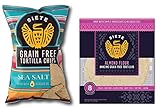 Siete Grain Free Tortilla Chips Sea Salt (5 ounce) & Siete Almond Flour Tortillas, 8 count