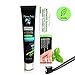Organic Activated Charcoal Toothpaste With Bamboo - Mint Flavor - Teeth Whitening - Destroy Bad Breath - Fluoride Free - Stain Remover