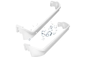 M MOTICO 240534701 & 240534901 Refrigerator Shelf Retainer Bar Compatible with Frigidaire, Kenmore Refrigerator Door Shelf Parts,Replaces PS734936 AP3214631 948952 AP3214630 PS734935 948954 AH734935 EA734935