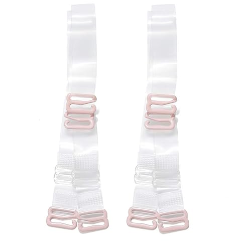 YARBAR Clear Bra Straps Adjustable, Invisible Non-Slip Bra Straps