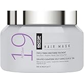 Biotop Professional 19 Pro Silver Hair Mask - Moisturizes & Eliminates Yellow and Brassy Tones - Hydrating Hair Mask For Blonde or Bleached Hair - 18.6 oz