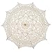 Remedios(16 colors) Lace Parasol Umbrella for Wedding Bridal Decoration Ivory