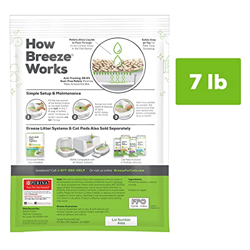 Purina Tidy Cats Litter Pellets, Breeze Refill Litter Pellets in
