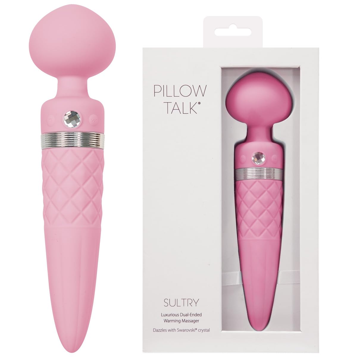 Pillow Talk - Sultry Double Vibrator - Pink