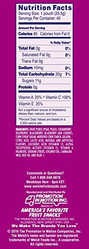 4 WELCHS+Berries+Cherries+Fruit+Snacks