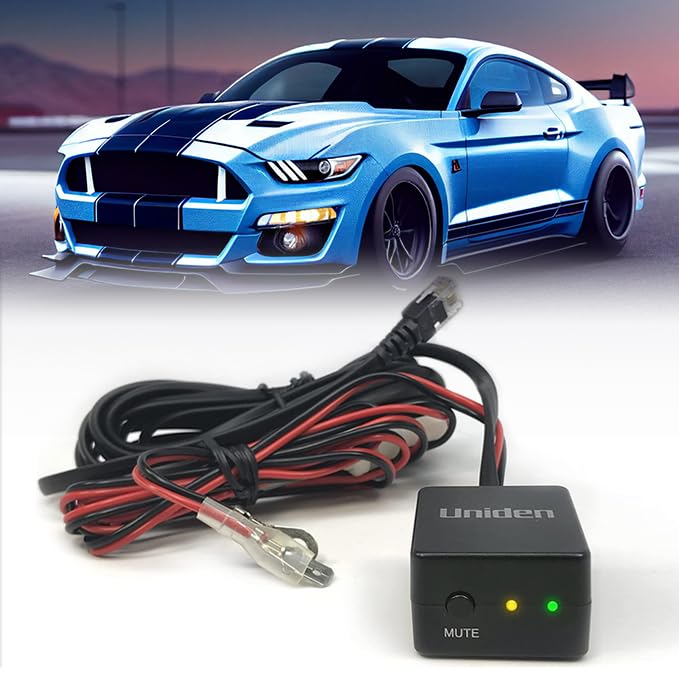 Uniden RDA-HDWKT Radar Detector Smart Hardwire Kit with Mute/Mark Button, LED Alert and Power LED R8w, R8, R7, R4w, R4, R3, R1, DFR9, DFR9BLK, DFR8, DFR7 and DFR6