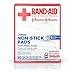 Band-Aid Brand Hurt-Free Non-Stick Pads for Wound Care, Cleaning & Protection, Highly-Absorbent Individually-Wrapped Sterile Bandage Pads, Large Size, 3 inches x 4 inches, 10 ct