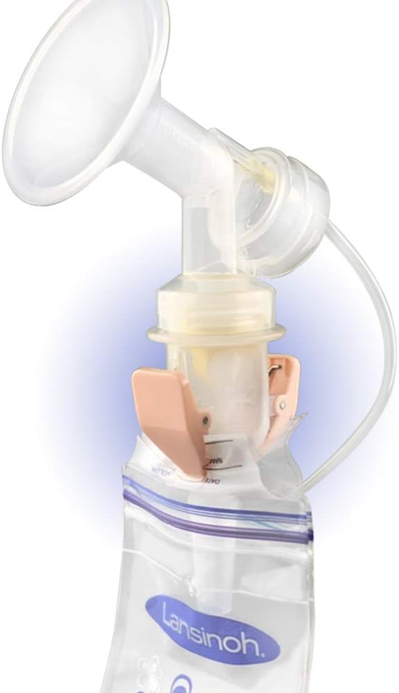 Maymom Narrow Neck (Standard) Breastmilk Storage Bag Adapters for Ameda Pumps to Use with Lansinoh and Nuk Breastmilk Storage Bags by Maymom - Image 5