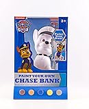 Nickelodeon Paw Patrol Chase Figural Coin Bank, Unpainted