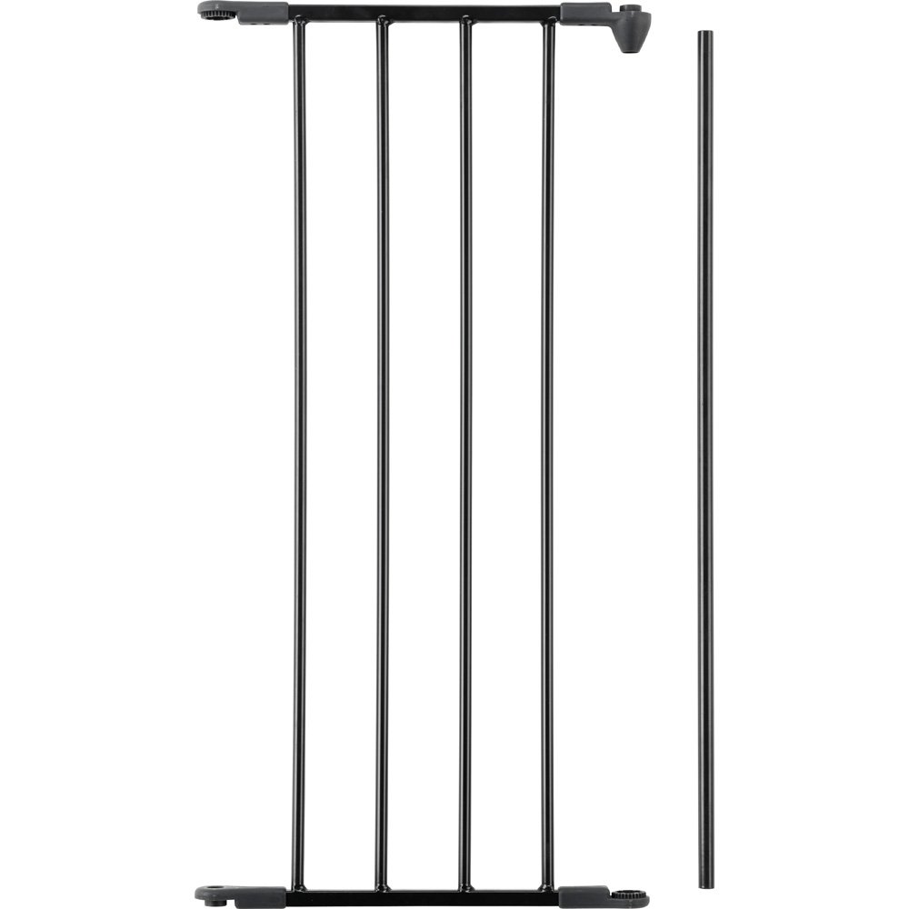 Extension panel 33 cm for the BabyDan FLEX safety gate and room divider, black