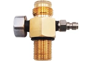 VAVOGER Paintball PCP Co2 Tank Pressure Pin Valve M18x1.5 Thread (M18x1.5 Thread)
