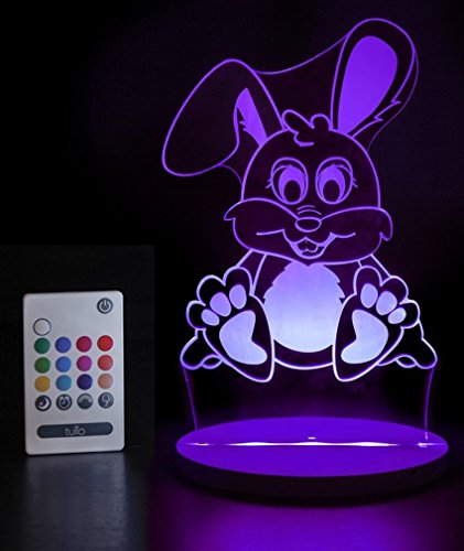 Tulio dream lights bunny rabbit multi-use, multi-color night ligh…