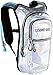 SOJOURNER Rave Hydration Pack Backpack - 2L Water Bladder Included for Festivals, Raves, Hiking, Biking, Climbing, Running and More (Multiple Styles) (Holographic - Silver)