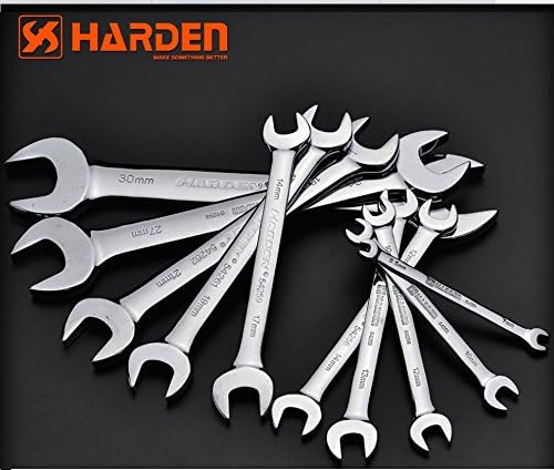 HARDEN Double Open Metric Wrench Set 10 pcs, spanners Set 5.5-27 mm (HAR 540102) - Image 3