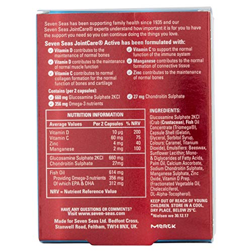 Seven Seas JointCare Active with Glucosamine Plus Omega3 & Chondroitin