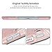 Swees iPad 9.7 2017/2018 Case with Pencil Holder, Shockproof Smart Case Trifold Stand with Auto Sleep/Wake Function Built-in Apple Pencil Holder for iPad 9.7 inch 5th/6th Generation, Rose gold