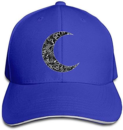Vintage Unisex-Adult Moon Hats Caps Royalblue