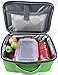MIER Lunch Box, Fit in Backpack, Green