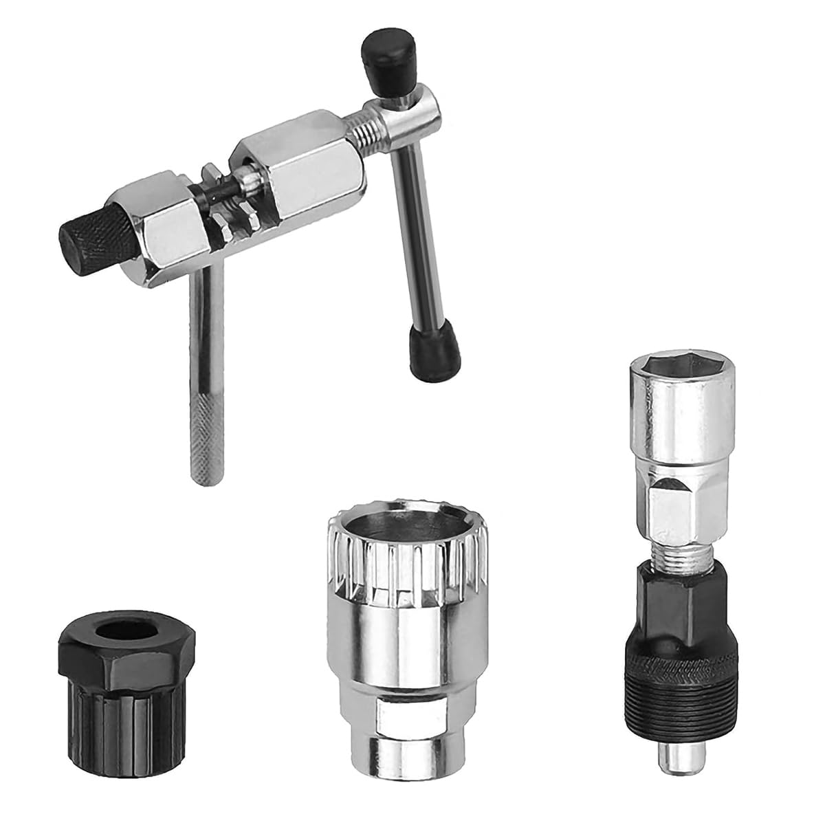 Ieron Bicycle Bottom Bracket Tool Set, 4 in 1 Bicycle Tool Set with MTB Removal Tools, Crank Puller Bicycle, Bottom Bracket Tool for Maintenance of Bikes