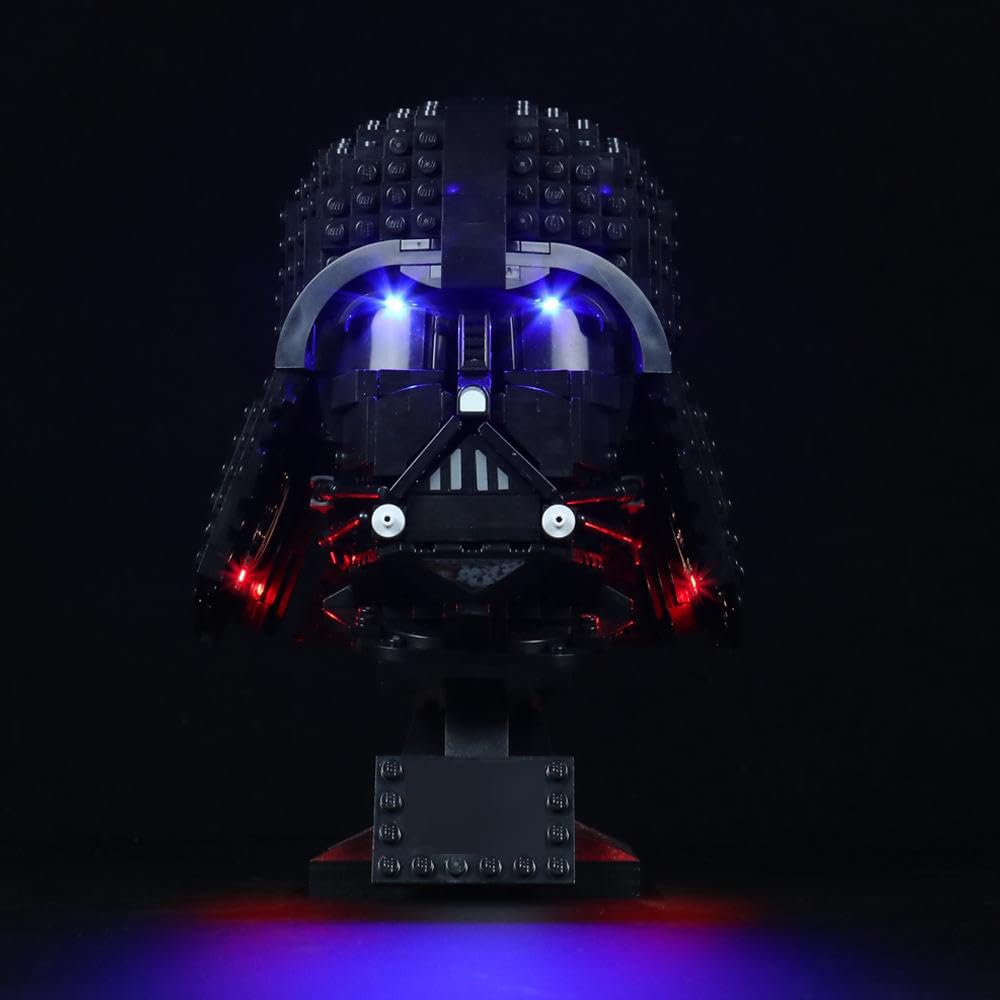 PIPART LED Light Kit for Lego 75304 Darth Vader Helmet; Light Kit ONLY, Lego Model NOT Included