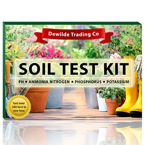 Soil Test Kit 140 Test Testing PH Ammonia Nitrogen Phosphorus and Potassium Tester for Your