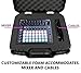 CASEMATIX ArmorXL Travel Carrying Case for Novation CIRCUIT and LaunchPad PRO - Case