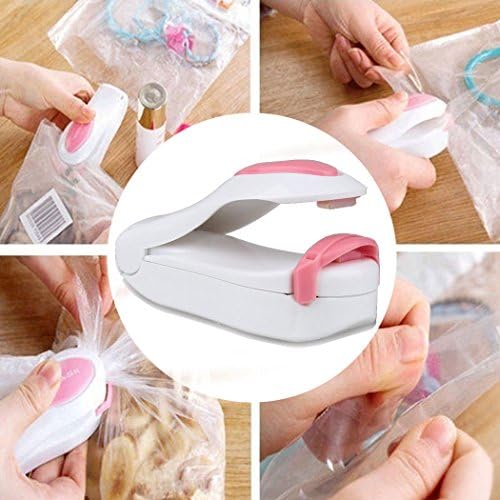 UNAKIM--Mini Heat Sealing Machine Impulse Sealer Seal Machine Poly Tubing Plastic Bag