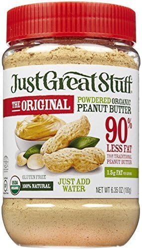 Just Great Stuff Powdered Chocolate Peanut Butter - Case of 12 - 6.43 oz - HSG-1161652 by Just Great Stuff