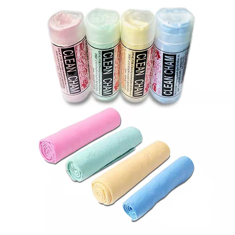 Super Absorbent Shammy Dog Towels Quick Dry Eco-Friendly Soft Multifunctional Pets Cats Towel Cleaning Car House Safety &Harmless 4Pack