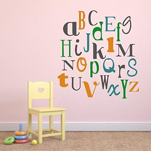 alphabet wall decor nursery