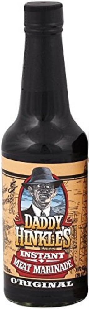 RS001 Gourmet Food, Daddy HINKLE'S Instant Meat Marinade, 10 FL OZ