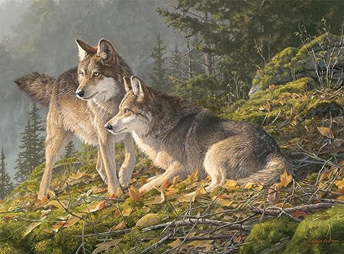 Buffalo Games - Jim Hautman - Alpha Pair - 1000 Piece Jigsaw Puzzle for Adults Challenging Puzzle Perfect for Game Nights - Finished Puzzle Size is 26.75 x 19.75