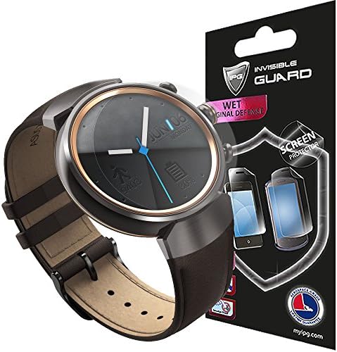 IPG for ASUS ZenWatch 3 Screen Protector (4 Units) Invisible Ultra HD Clear Film Anti Scratch Skin Guard - Smooth / Self-Healing / Bubble -Free