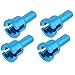 4pcs Metal Diff Cup Joint Replacement of A949-14 for WLtoys A959 1/18 RC Car Replacement Upgrade Parts