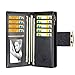 Women's Wallet Long Zipper Pu Leather Clutch Wallet Coin Purse With Magnetic Button