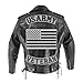 VEGASBEE® Veteran Patch Embroidered Iron-On Patch Biker Jacket Rider Vest Rocker Gray Size 12