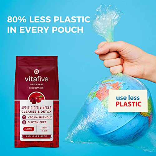 Vitafive Apple Cider Vinegar ACV Gummy Vitamins with The Mother