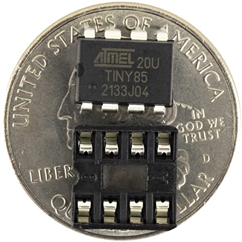 5pcs ATTINY85-20PU DIP-8 IC MCU 8BIT 8KB Microcontroller with 5pcs