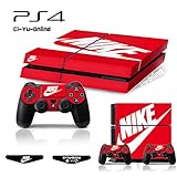 Ci-Yu-Online [PS4] ShoeBox Nike Logo Shoe Box Light Bar Whole Body VINYL SKIN STICKER DECAL COVER for PS4 Playstation 4 System Console and Controllers