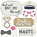 Big Dot of Happiness Nautical Bachelorette - Last Sail Before the Veil Bachelorette Party Photo Booth Props Kit - 20 Count