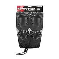 187 Killer Pads Knee & Elbow Combo Pack - Black - Small/Medium